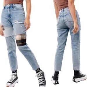 Hollister Patchwork Denim Jeans